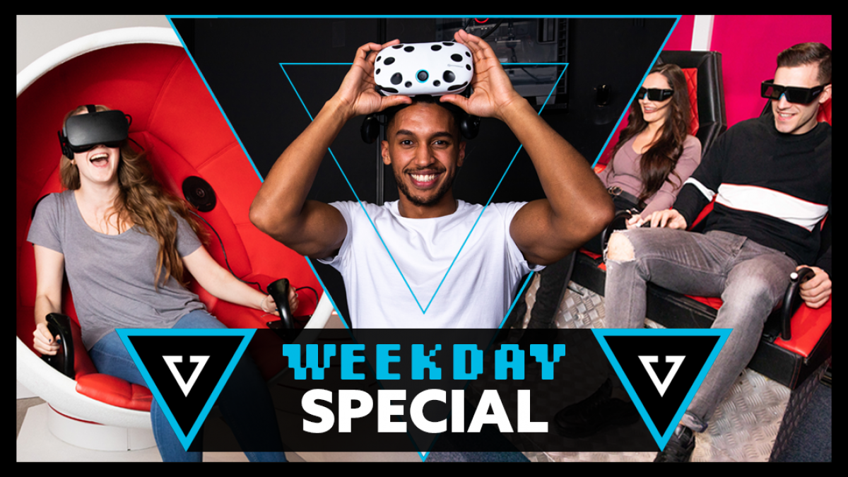 Weekday Special - VR Arena 1 hour, VR Sphere, 5D Cinema, and a drink on ...