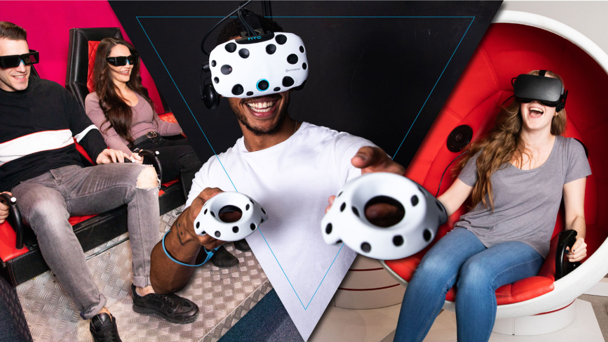 Summer Half Term Special - VR Arena 45 min, 5D Cinema ,VR Sphere and a drink on us.